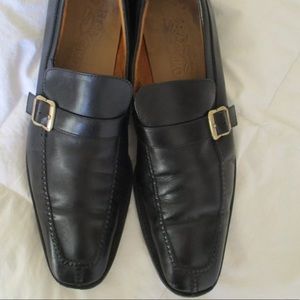 Mens Salvatore ferragamo monk strap shoes 10